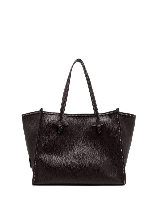 Shoulder bag in leather MARCELLA ESPRESSO