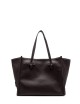 Shoulder bag in leather MARCELLA ESPRESSO