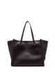 Shoulder bag in leather MARCELLA ESPRESSO