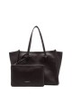 Shoulder bag in leather MARCELLA ESPRESSO