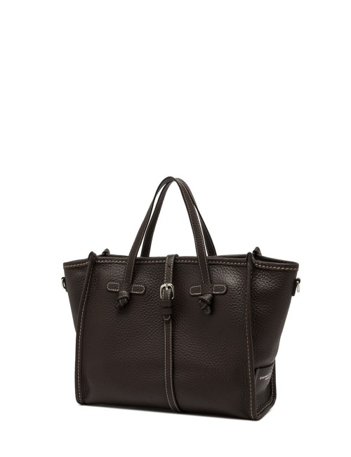Borsa con tracolla in pelle MISS MARCELLA 32 ESPRESSO