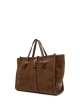 Borsa a tracolla scamosciata MISS MARCELLA 32 COGNAC