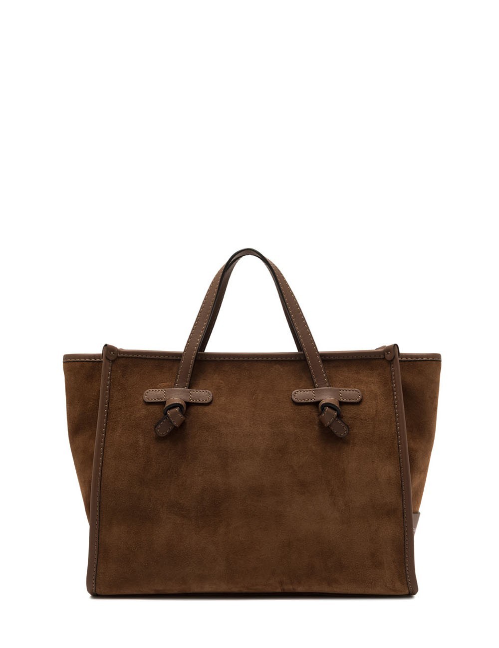Borsa a tracolla scamosciata MISS MARCELLA 32 COGNAC