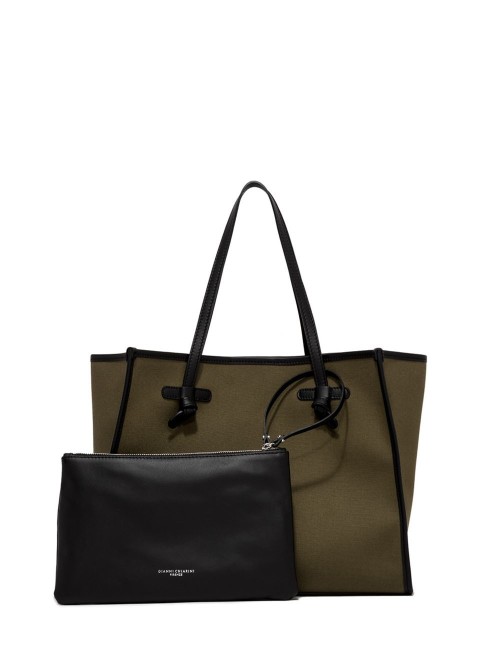 Borsa a mano MARCELLA MILITARE-CORDA