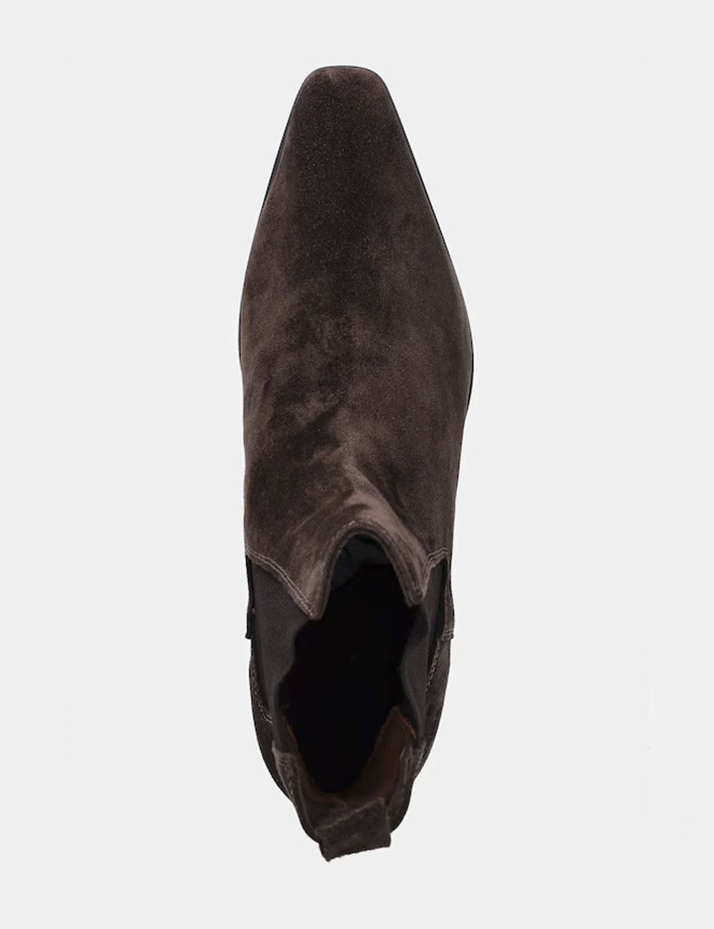 Suede Chelsea boots chocolate