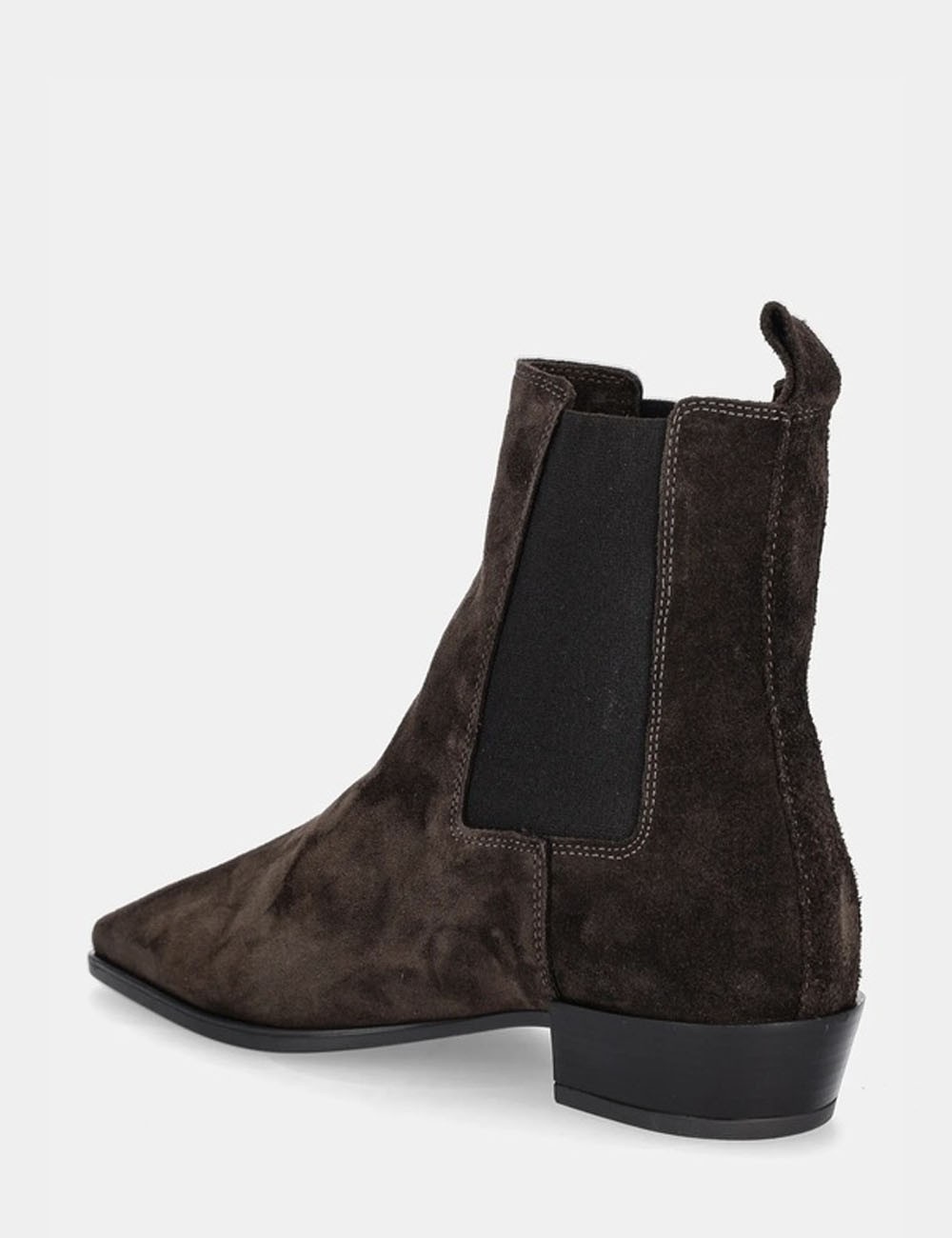 Suede Chelsea boots chocolate