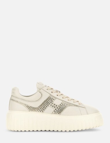 Sneakers Hogan H-Stripes yogurt white marble