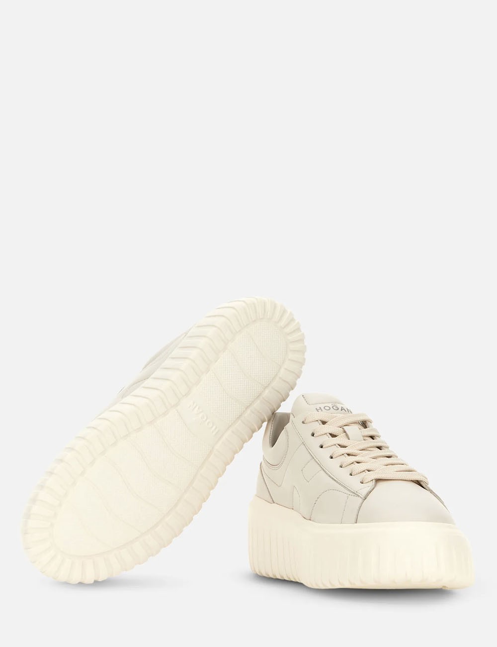 Sneakers Hogan H-Stripes yogurt white marble