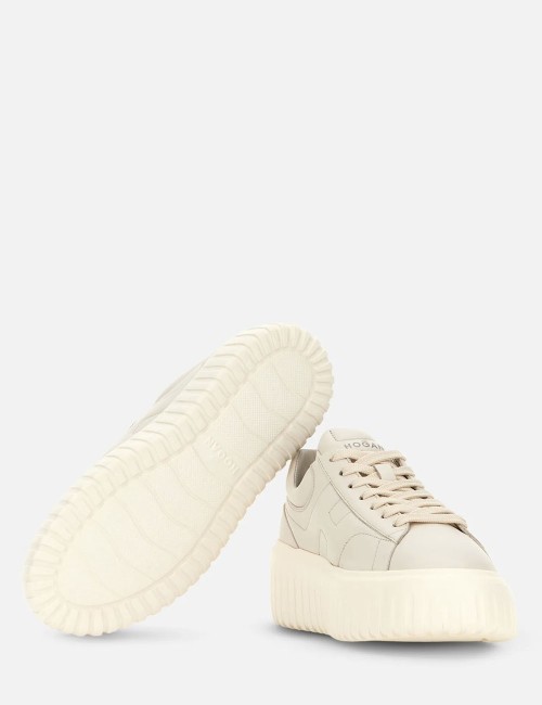Sneakers Hogan H-Stripes yogurt white marble