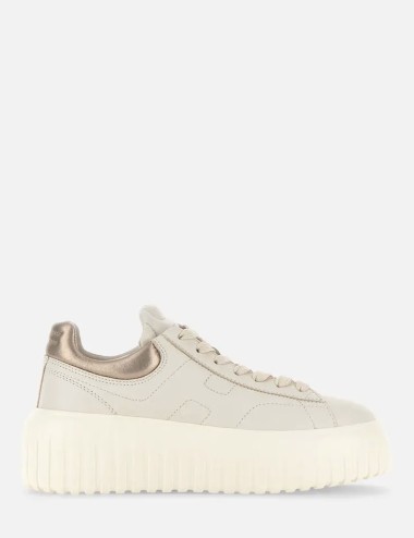 Sneakers H-Stripes Avorio Oro