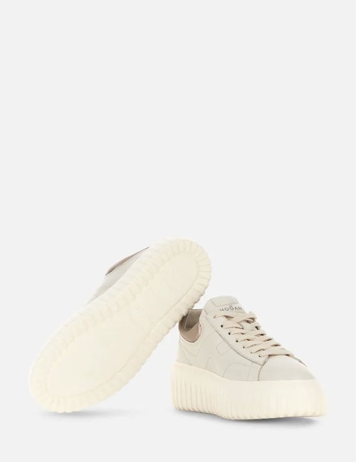 Sneakers H-Stripes Avorio Oro