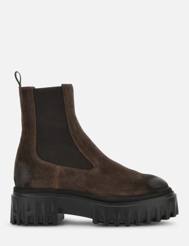 Chelsea Boots H700 suede Brown