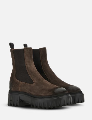 Chelsea Boots H700 suede Brown