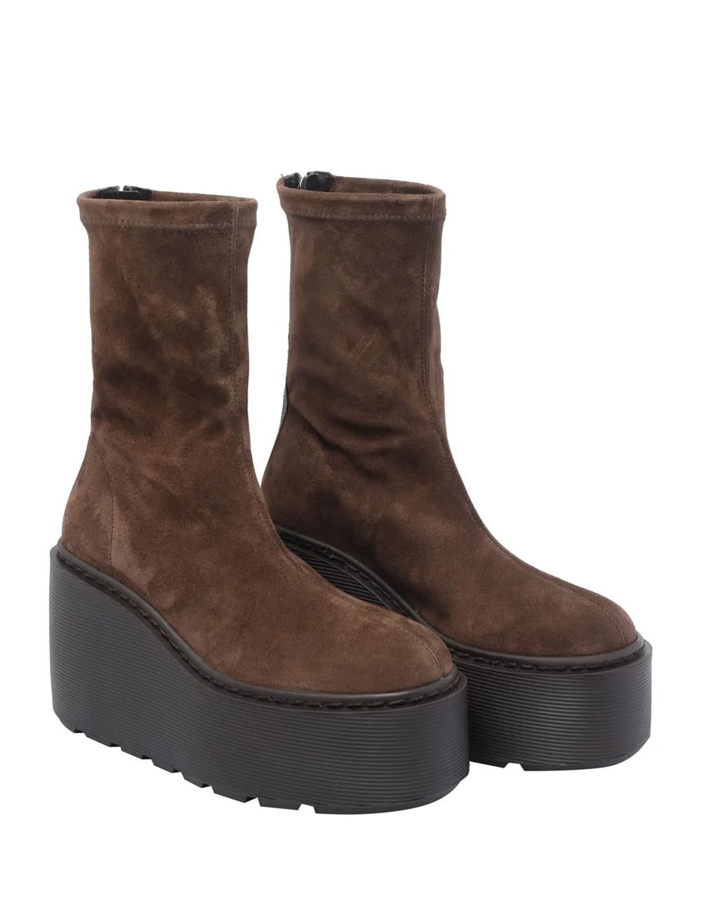 STIVALETTO SCAMOCIATO MAGNIFICO MARRONE
