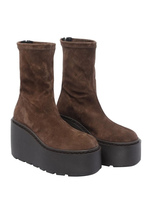 STIVALETTO SCAMOCIATO MAGNIFICO MARRONE