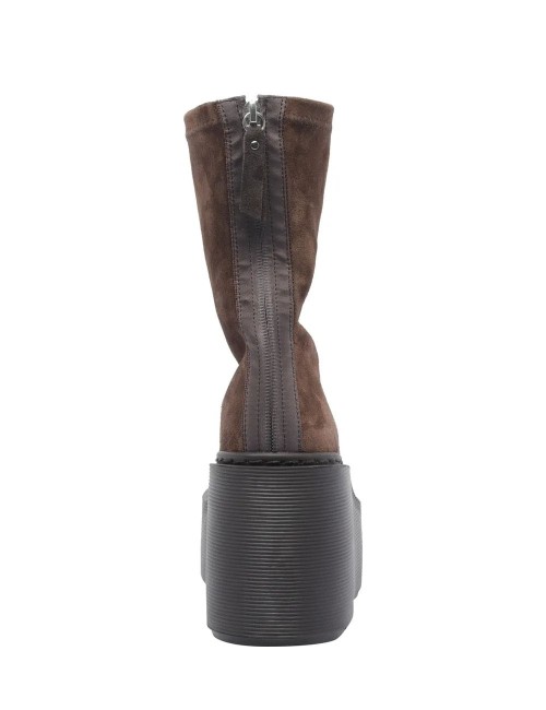 MAGNIFICO BOOTIES IN SUEDE BROWN