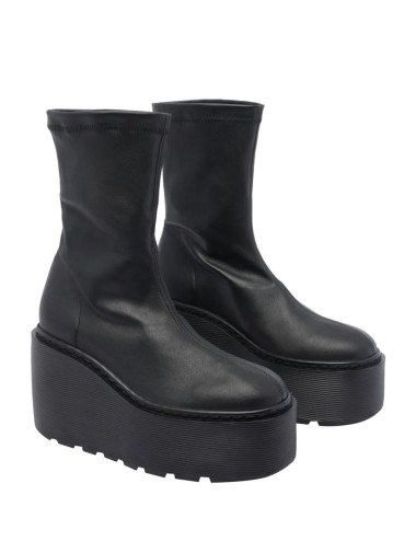 ELODIE BOOTIES LEATHER BLACK
