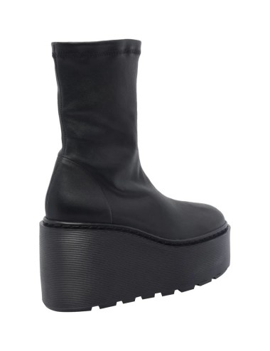 ELODIE BOOTIES LEATHER BLACK