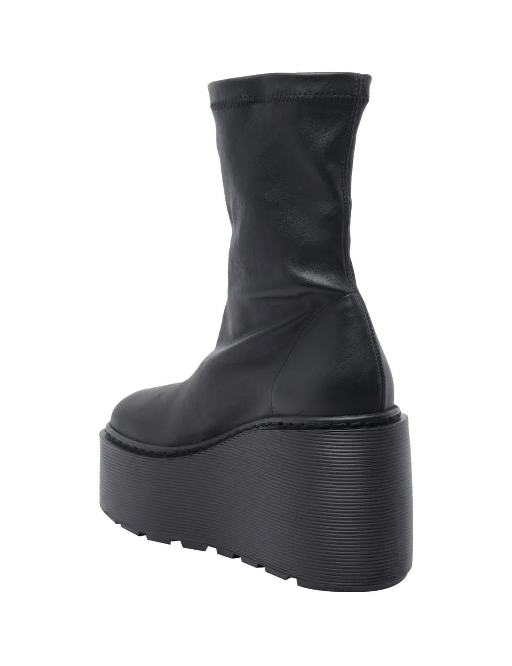 ELODIE BOOTIES LEATHER BLACK