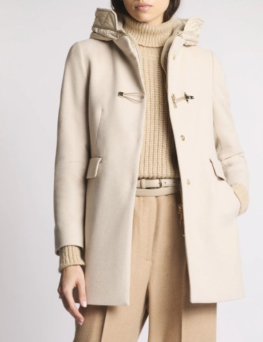 Toggle Coat in Panno di Lana Mélange