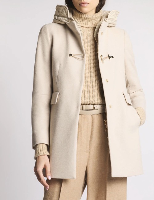 Toggle Coat in Panno di Lana Mélange