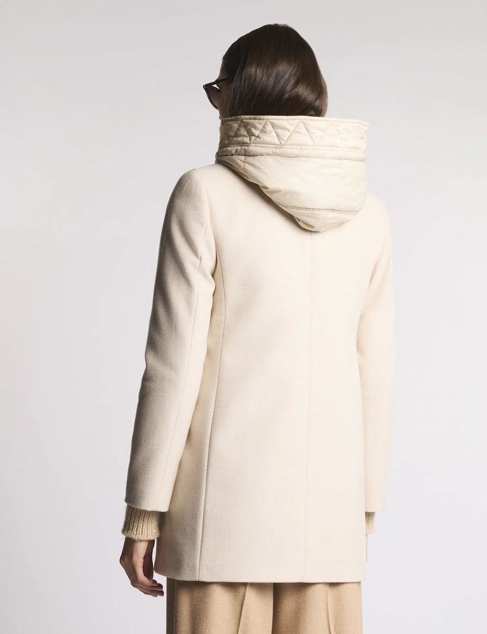 Toggle Coat in Panno di Lana Mélange