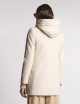 Toggle Coat in Mélange Wool Fabric white bianco