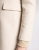 Toggle Coat in Mélange Wool Fabric white bianco