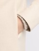 Romantic Coat in Mélange Wool Fabric white