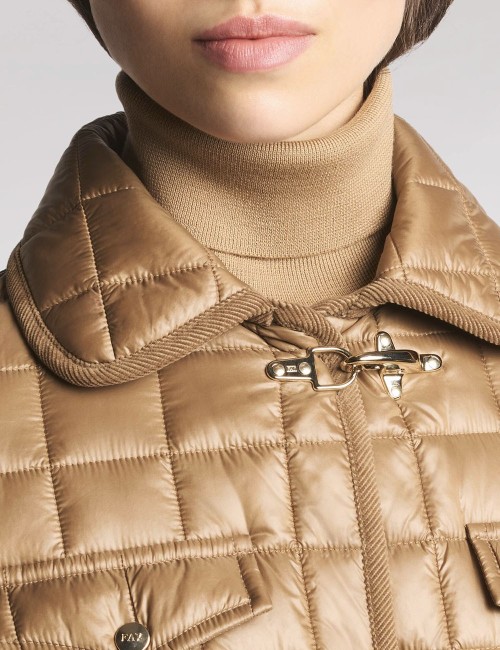 3 Ganci in Tessuto Tecnico a Quadri beige