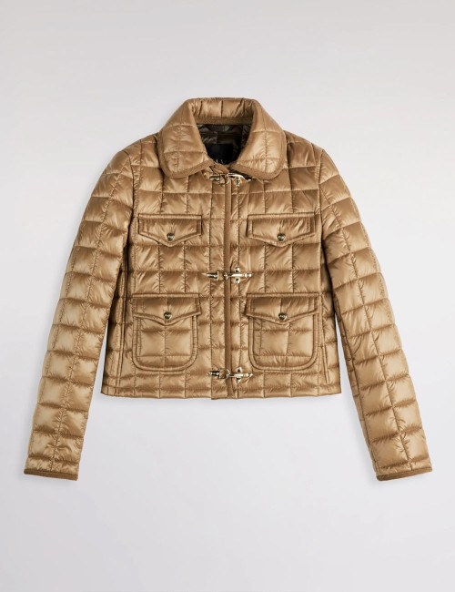 3 Ganci in Tessuto Tecnico a Quadri beige