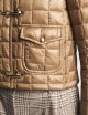 3 Ganci in Tessuto Tecnico a Quadri beige