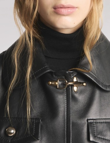 3 Ganci in Nappa nero
