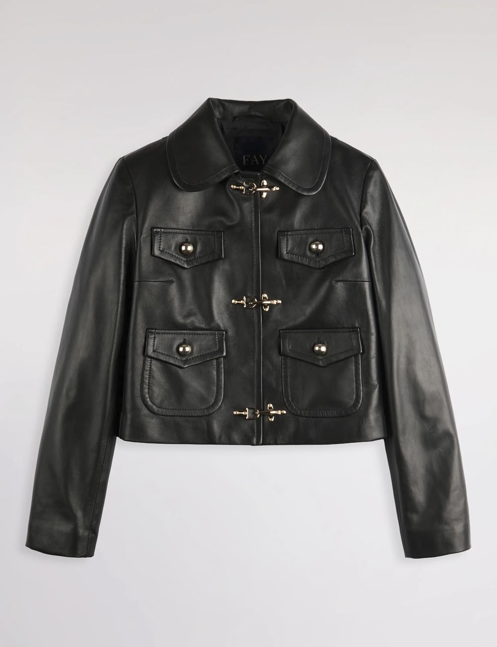 3 Ganci in Nappa Leather black