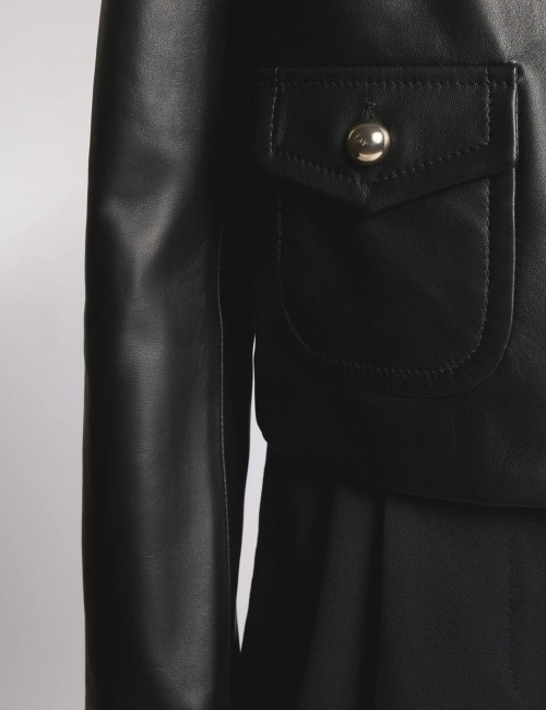 3 Ganci in Nappa nero
