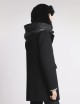 Toggle Coat in Panno di Lana nero