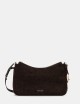 Borsa a spalla convertibile Nolita media in nabuk cioccolato