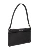 Pochette da polso convertibile Jet Set media in pelle martellata nera