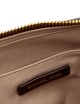 Camera bag a tracolla Bryant media in pelle martellata cioccolato
