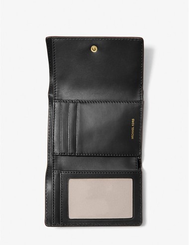 Bryant Medium Pebbled Leather Wallet black