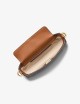 Pochette convertibile Bryant piccola con logo marrone ghianda