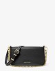 Pochette convertibile Bryant piccola in pelle martellata nera