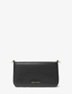 Pochette convertibile Bryant piccola in pelle martellata nera
