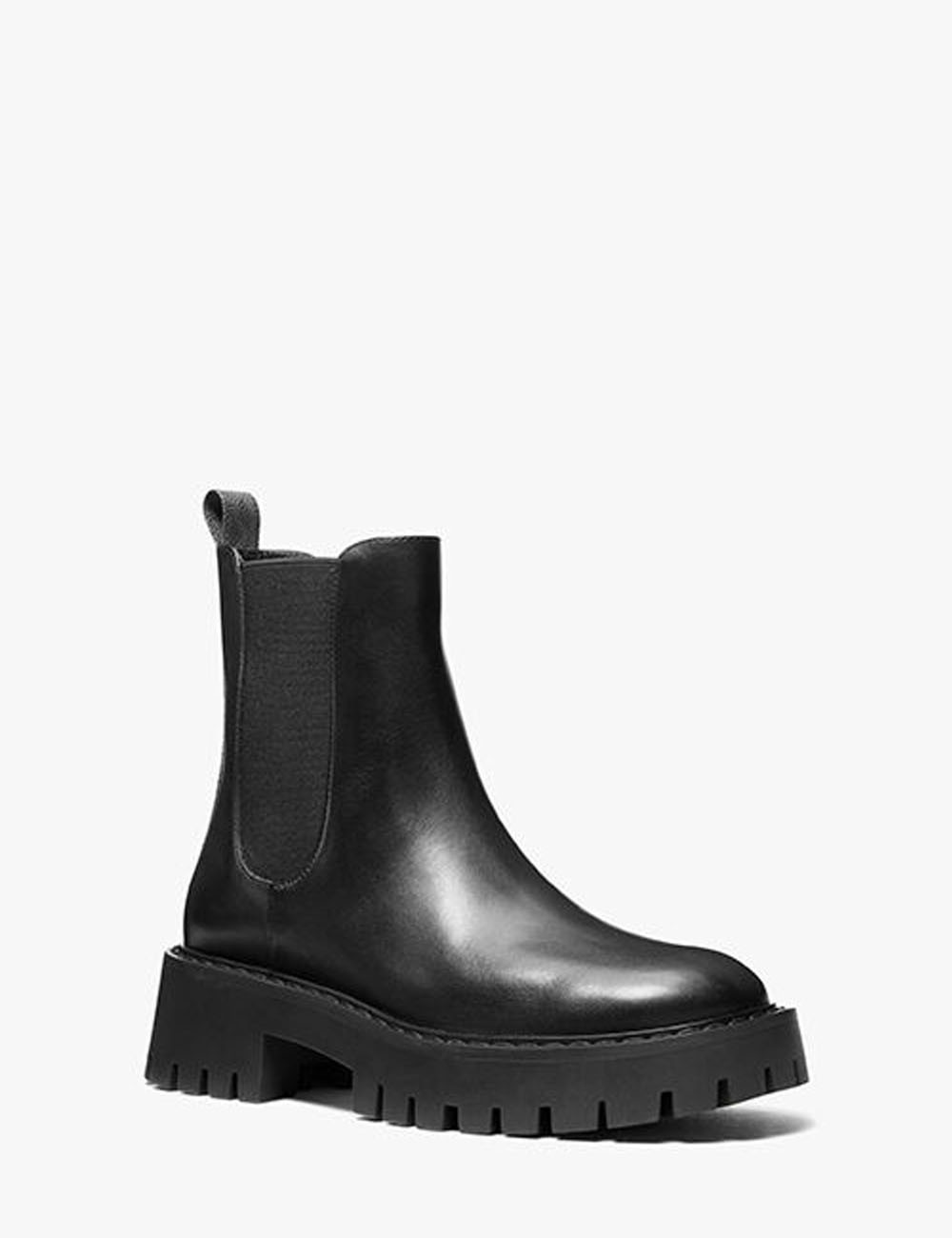 Stivaletto in pelle Asher nero marrone nero