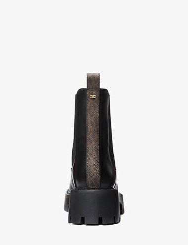 Asher Leather Ankle Boot brown black
