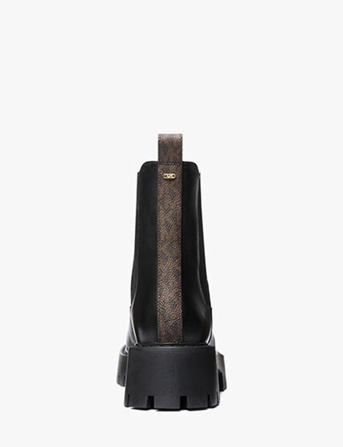 Asher Leather Ankle Boot brown black