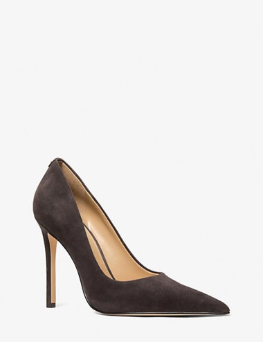 Elyse Suede Pump Chocolate
