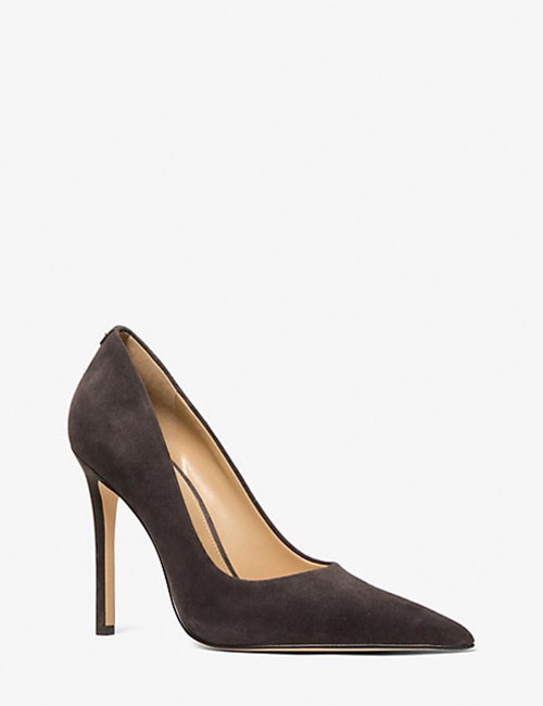 Elyse Suede Pump Chocolate