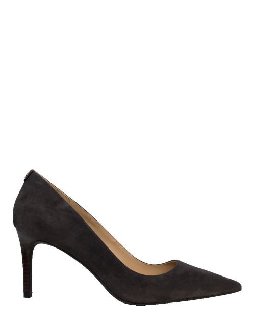 Décolleté Alina in pelle scamosciata cioccolato