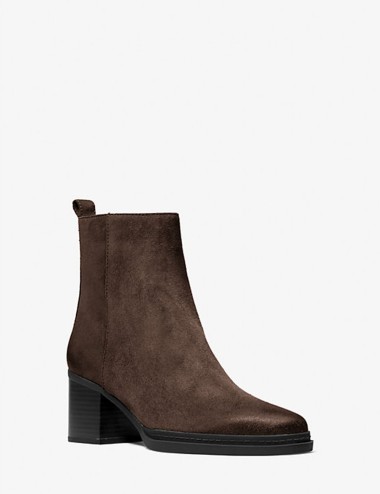 Stivale Lex in pelle scamosciata cioccolato